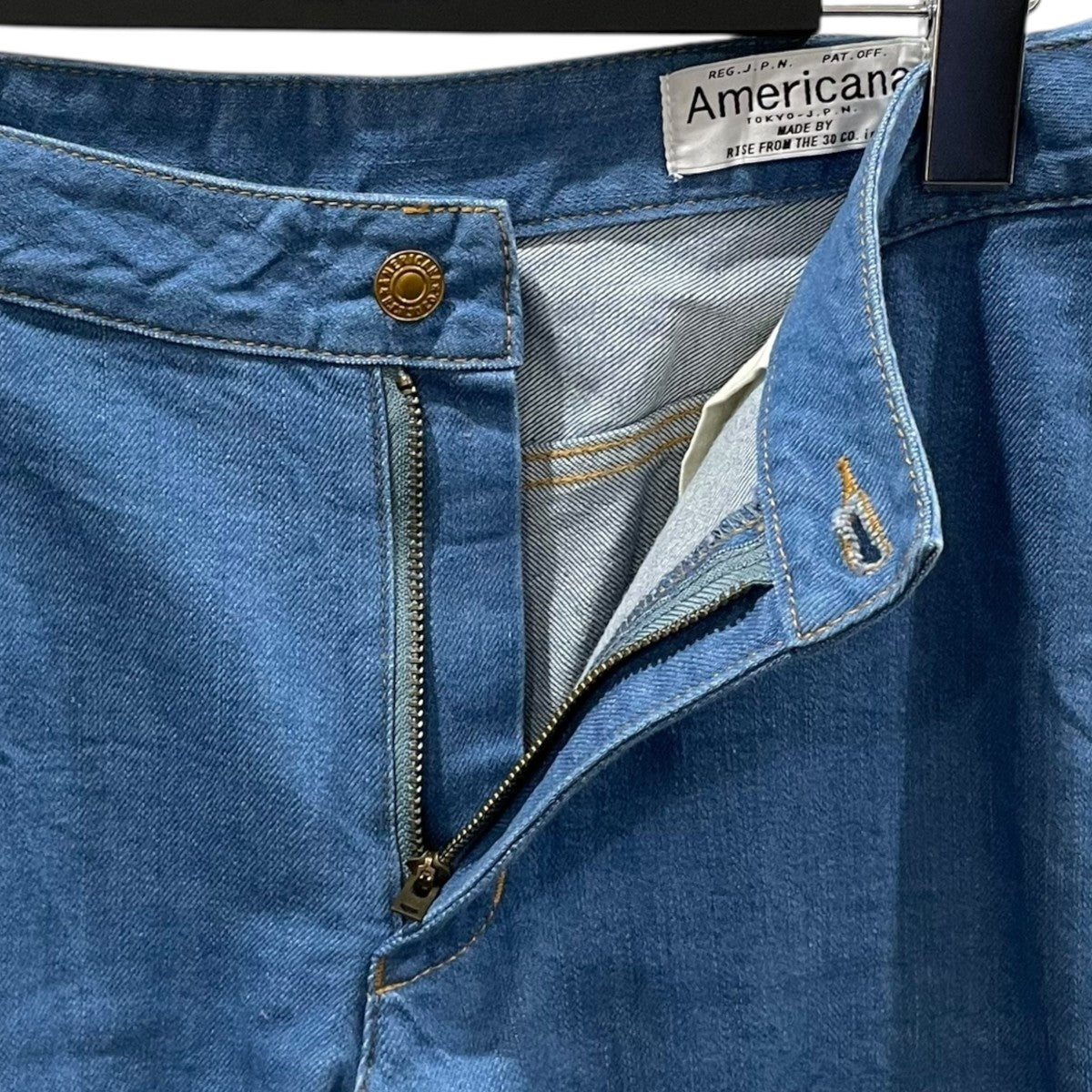 Americana×RhodolirioN 23AW ブーツカットデニムパンツ Boot-Cut Jean 古着・中古-3枚目のアイテム画像