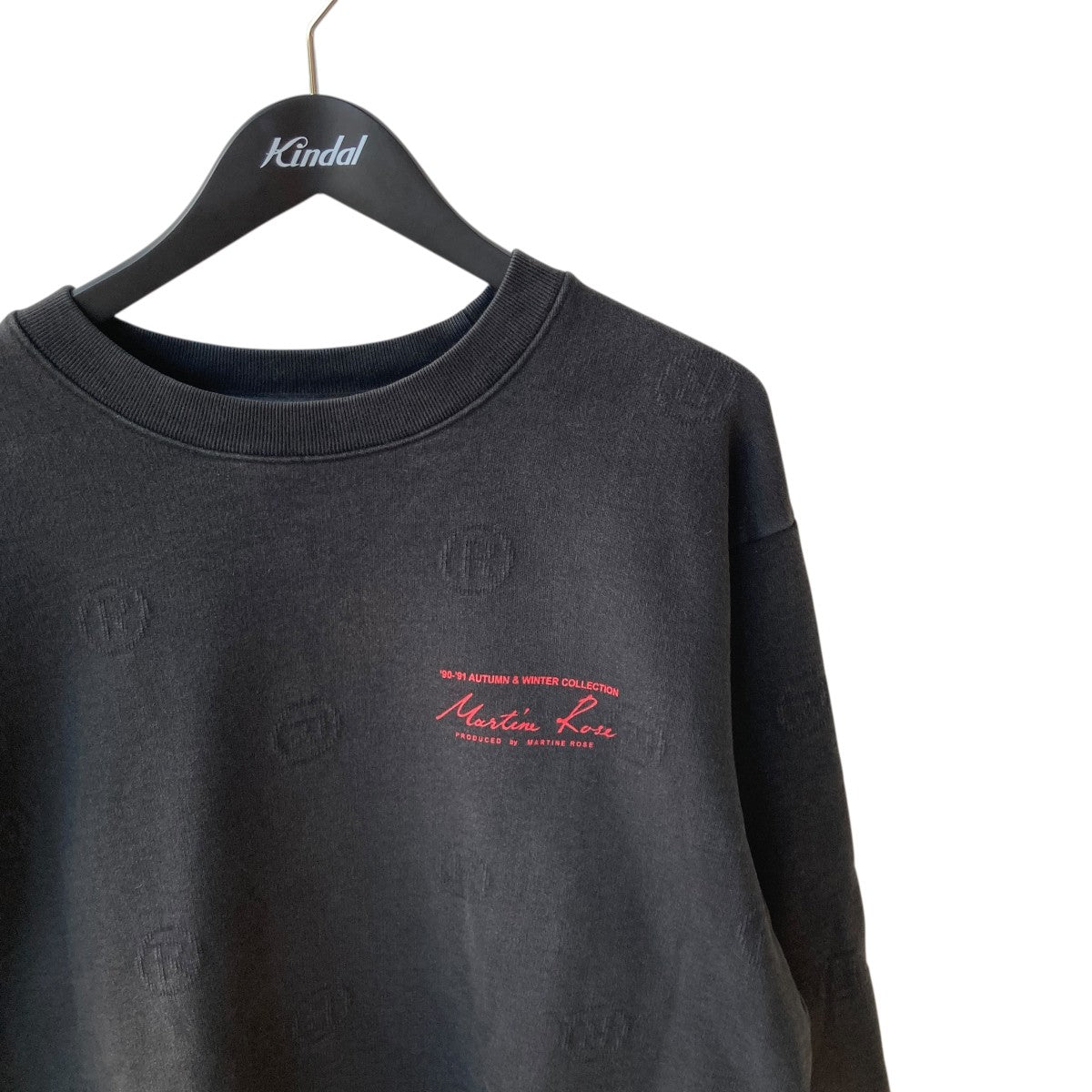 Martine rose(マーティンローズ) トレーナー ブラック サイズ L