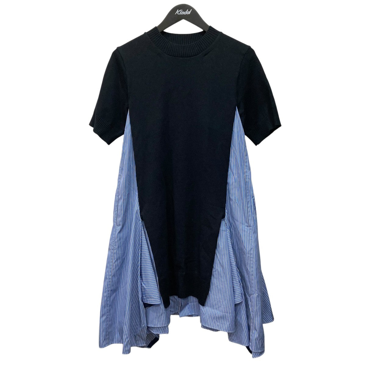 Cotton Poplin  Knit Dress切替ワンピース2507764