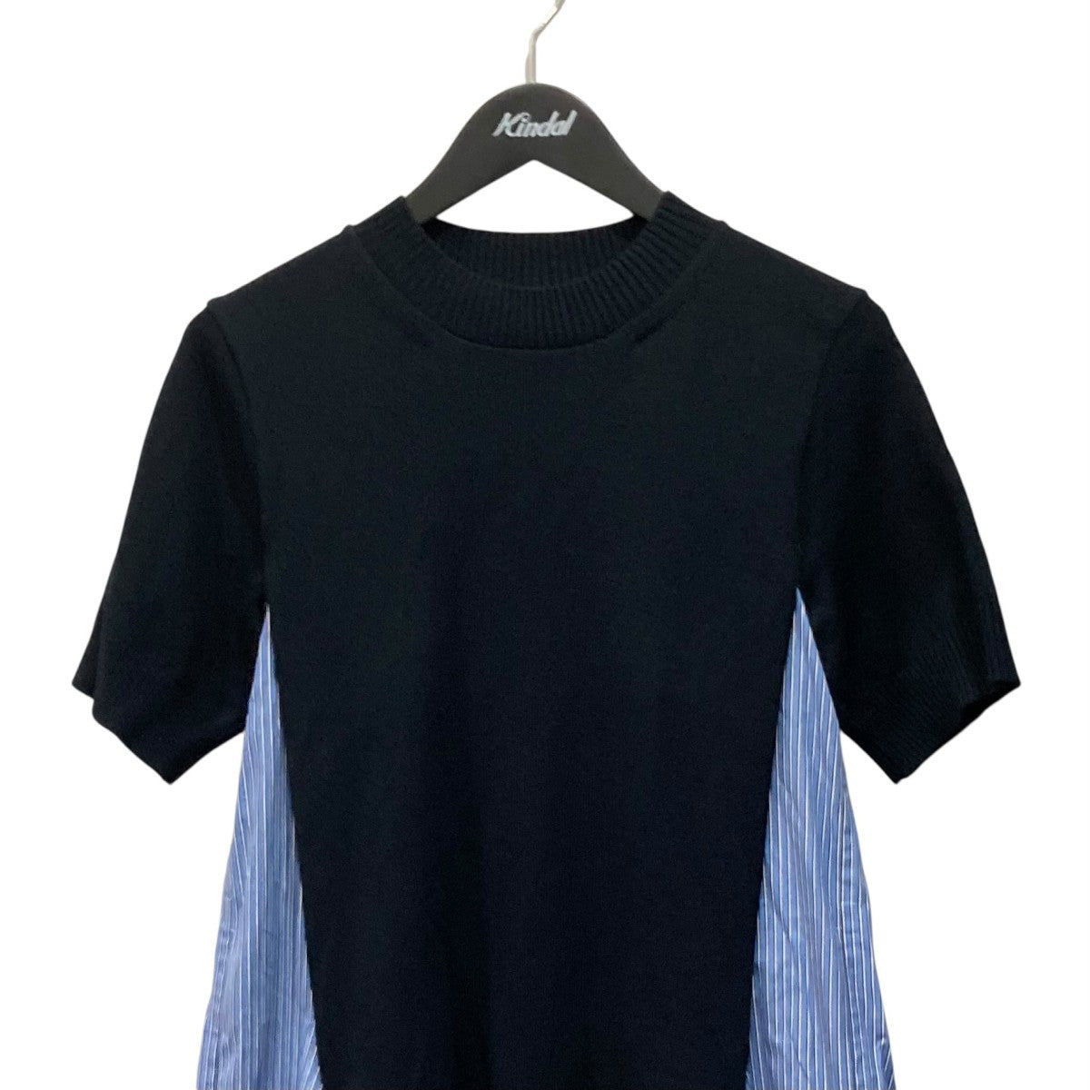 Cotton Poplin  Knit Dress切替ワンピース2507764