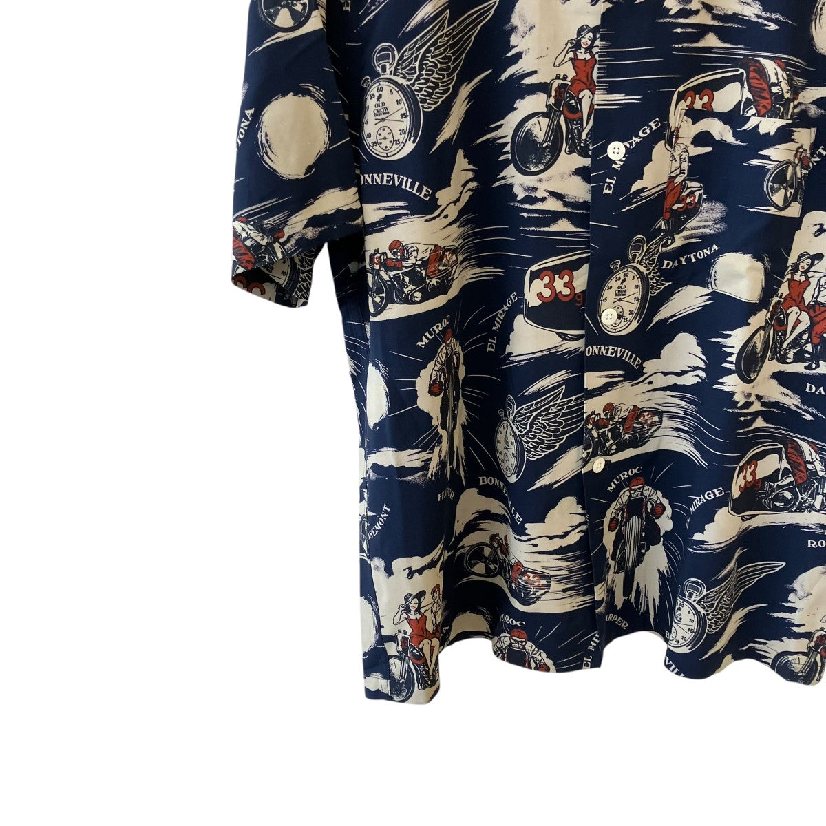 old crow BLACKBIRD - S S SHIRTS半袖シャツOC-24-SS-09 古着・中古-4枚目のアイテム画像