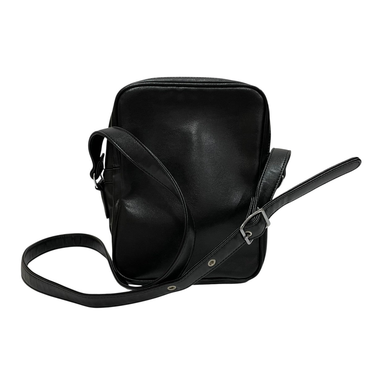 COMME des GARÇONS ボディバッグ ブラック コムデギャルソン シャツ マルチポケット レザー ボディバッグ