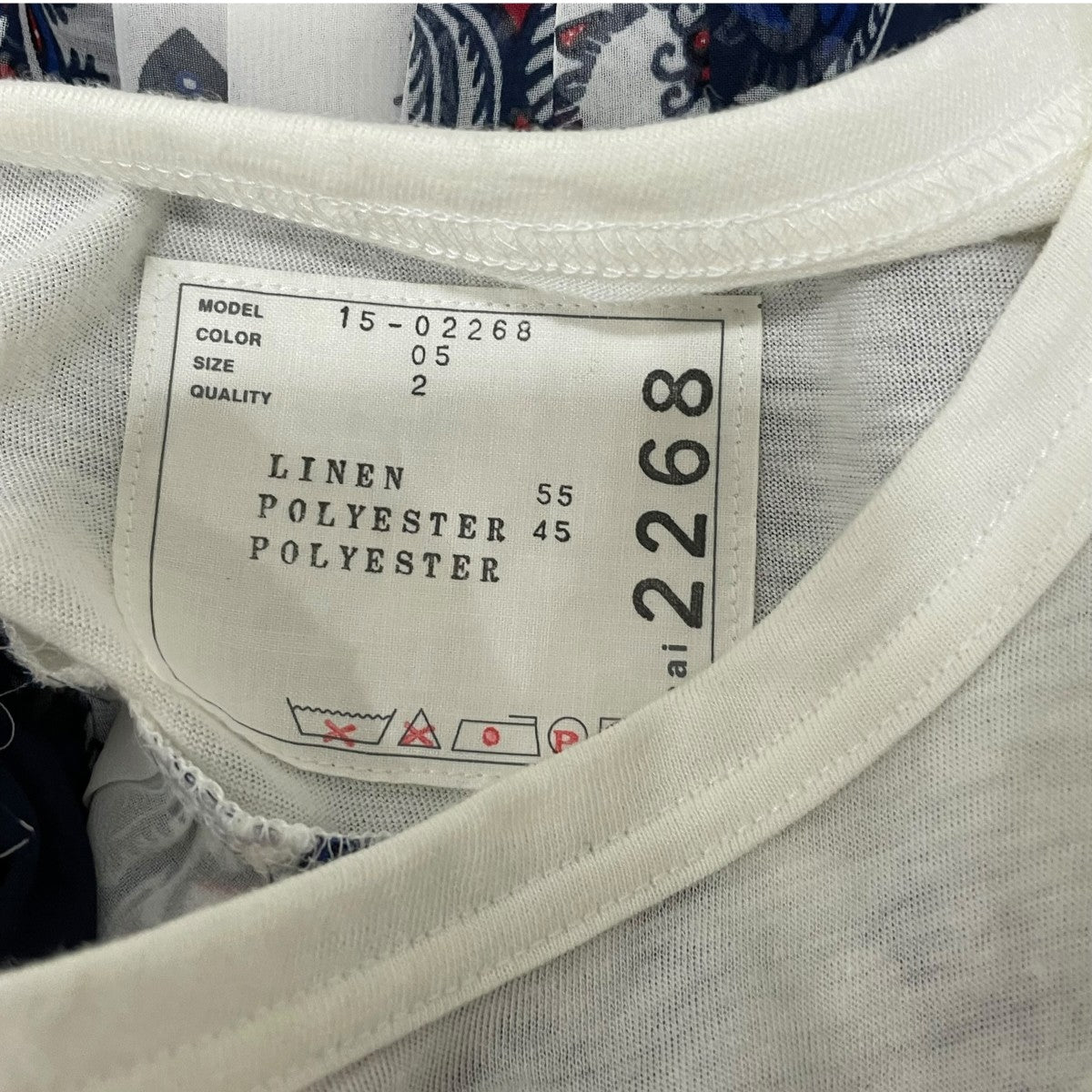 sacai 半袖カットソー1502268 古着・中古-6枚目のアイテム画像