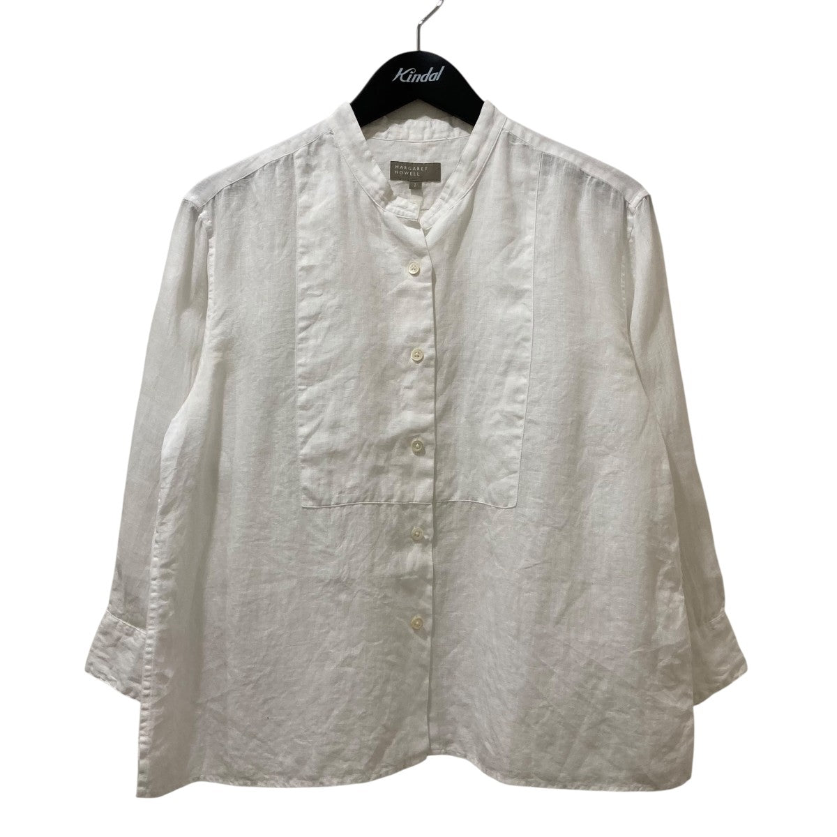 MARGARET HOWELL(マーガレットハウエル) FINE LINEN半袖シャツ