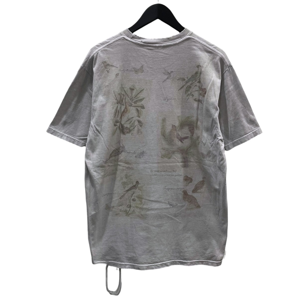ANCELLM 25SS プリントTシャツ BIRD ENCYCLOPEDIA T-SHIRT バード エンサイクロペディア ティーシャツ ANC-CT144 古着・中古-2枚目のアイテム画像
