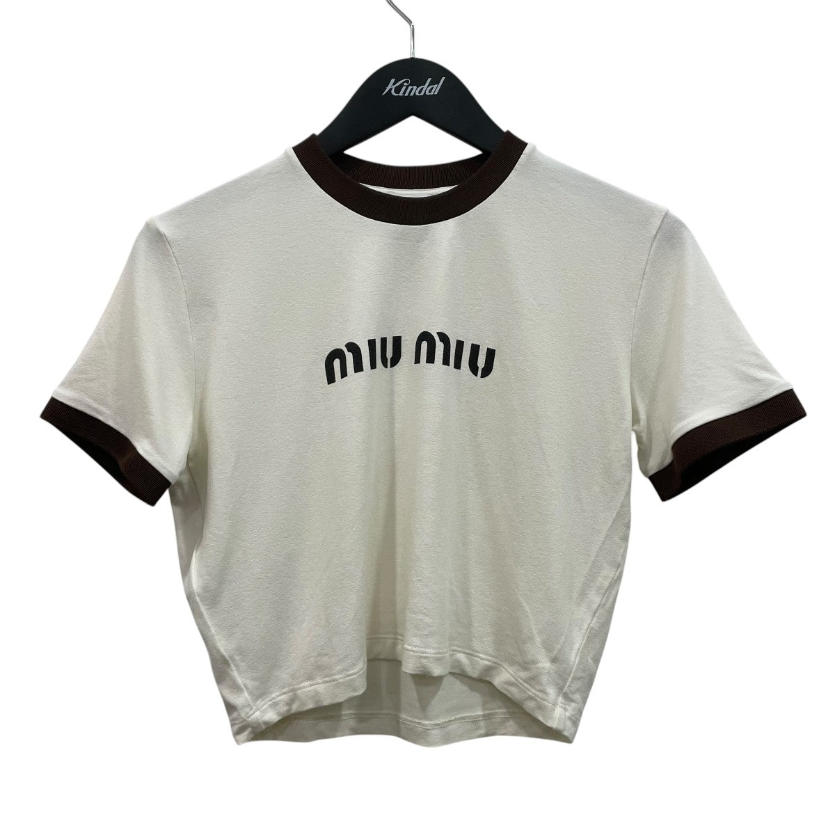 MIU MIU Jersey T-Shirt半袖Tシャツ 古着・中古-1枚目のアイテム画像