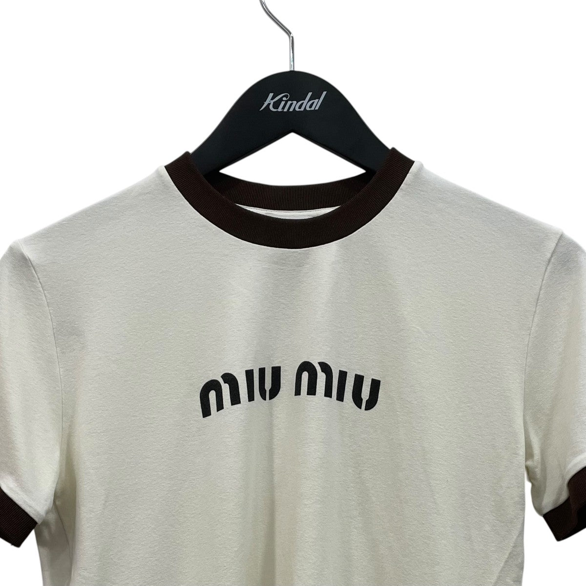 MIU MIU Jersey T-Shirt半袖Tシャツ 古着・中古-2枚目のアイテム画像