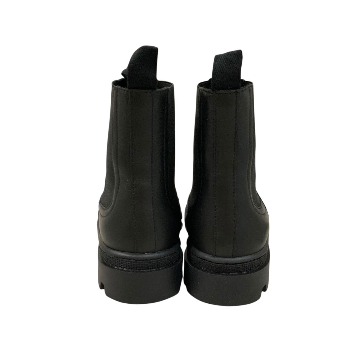 LOEWE サイドゴアブーツ ブラック LOEWE ロエベ サイドゴア チェルシー ブーツ ブラック系 41【中古