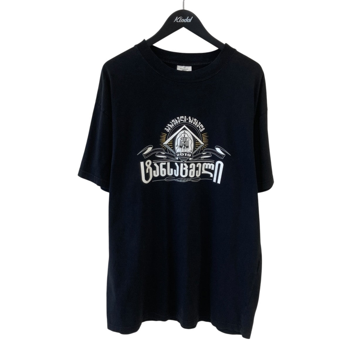 VETEMENTS 19SSSecretSociety半袖カットソーUSS197071 古着・中古-1枚目のアイテム画像