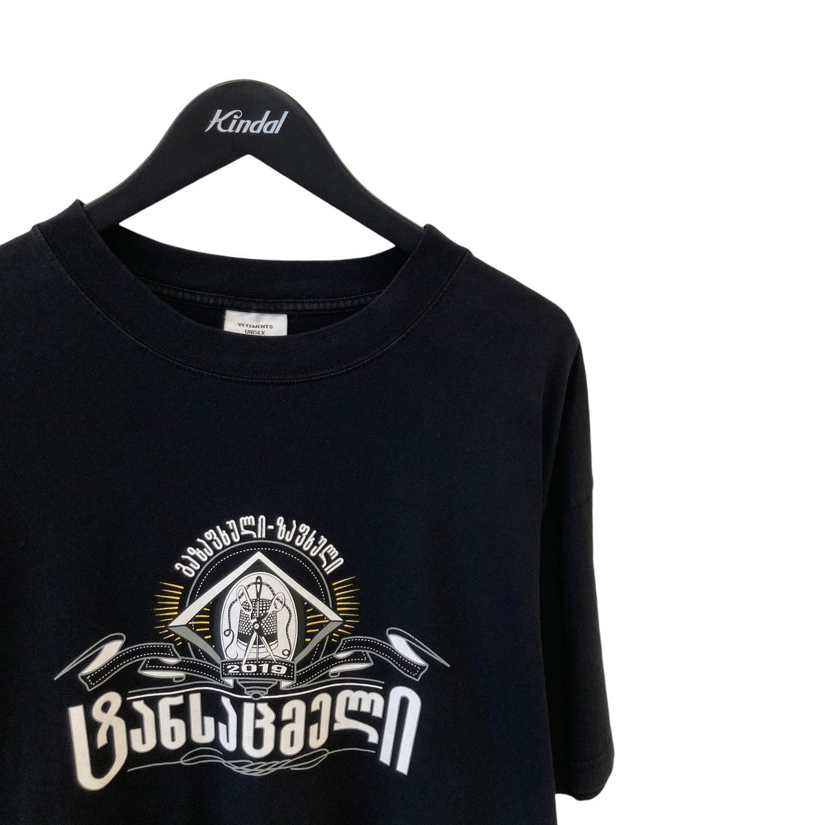 VETEMENTS 19SSSecretSociety半袖カットソーUSS197071 古着・中古-3枚目のアイテム画像