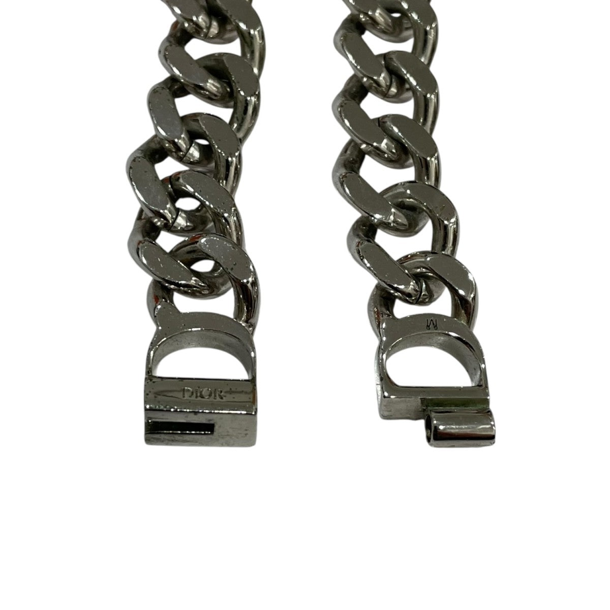 【最終価格】　ディオール チェーンリンク ブレスレット CDアイコン M 喜平 ディオール CDアイコンチェーンリンクブレスレット 中古 BS99