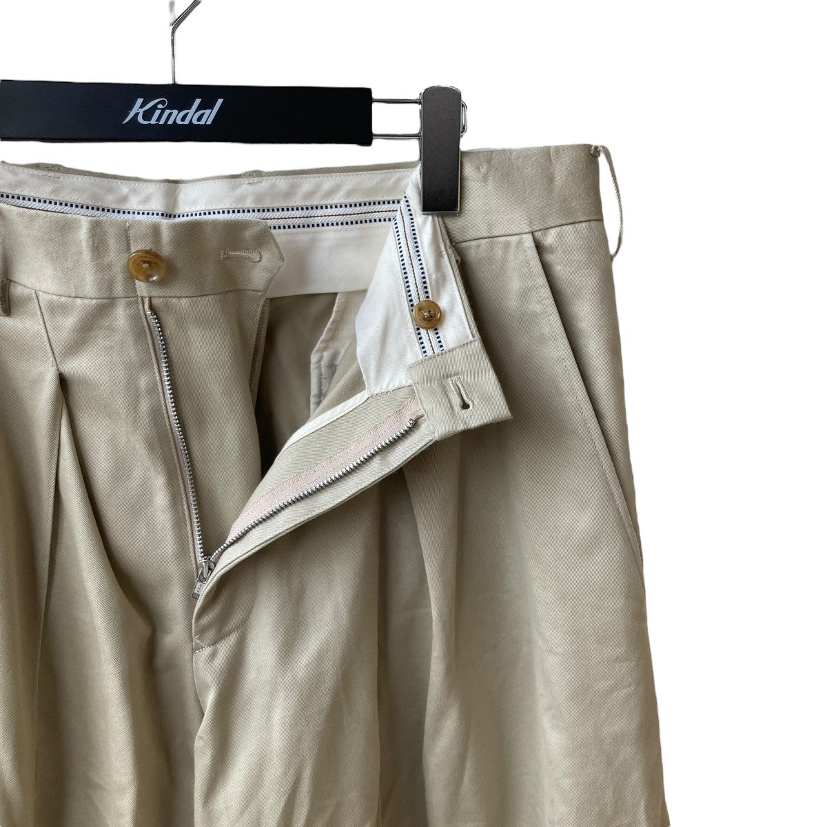 Pleat-design pantsタックパンツ25SS-P-04