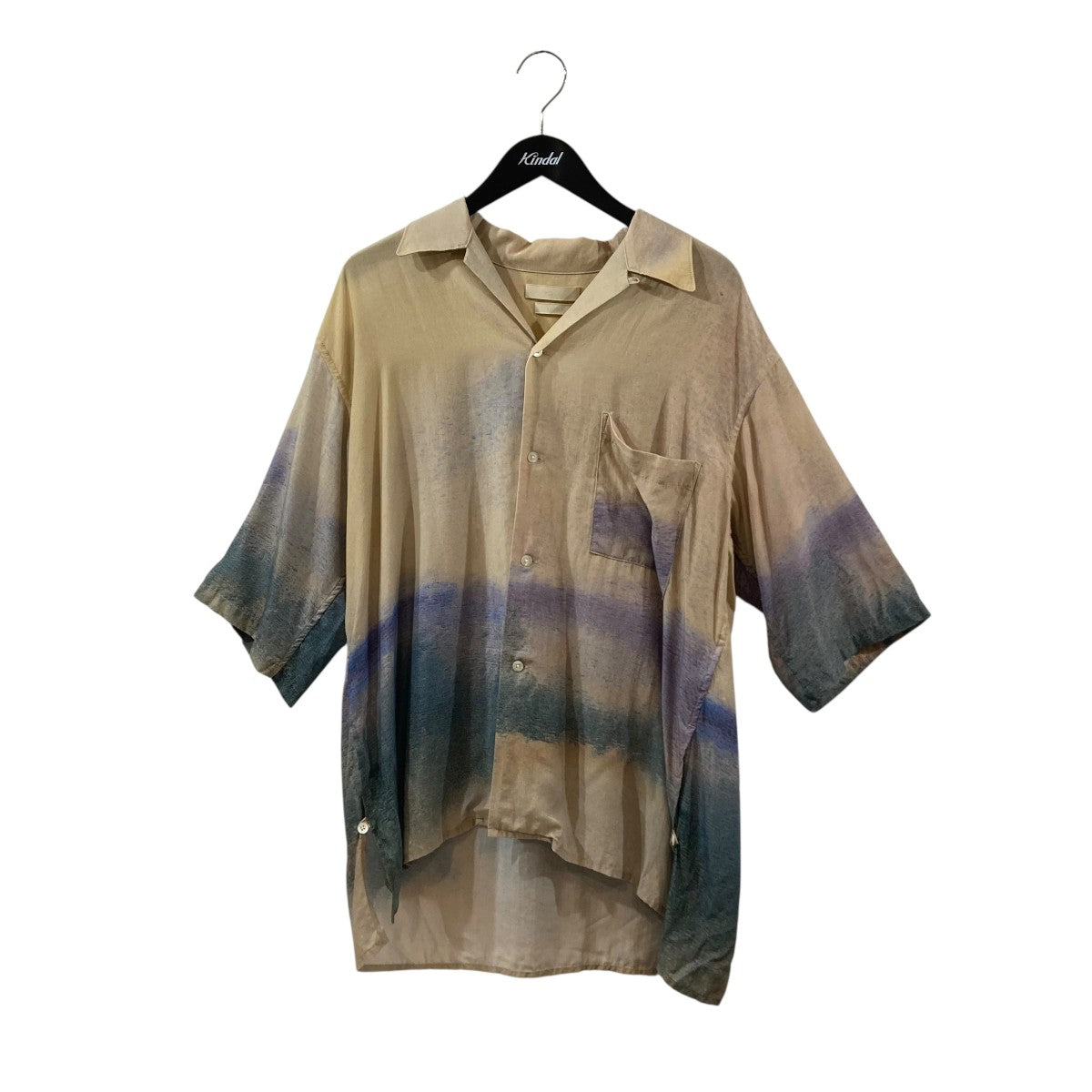 YOKE LANDSCAPE PRINTED OPEN COLLAR SHIRT 半袖シャツ YK24SS0710SH 古着・中古-1枚目のアイテム画像