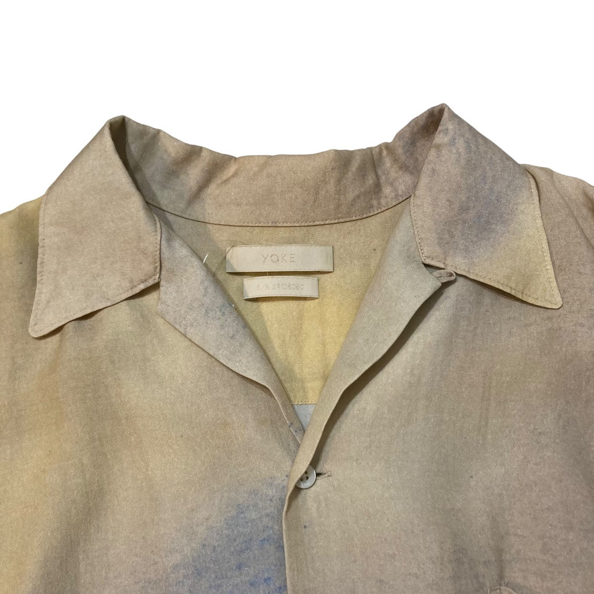 YOKE LANDSCAPE PRINTED OPEN COLLAR SHIRT 半袖シャツ YK24SS0710SH 古着・中古-3枚目のアイテム画像