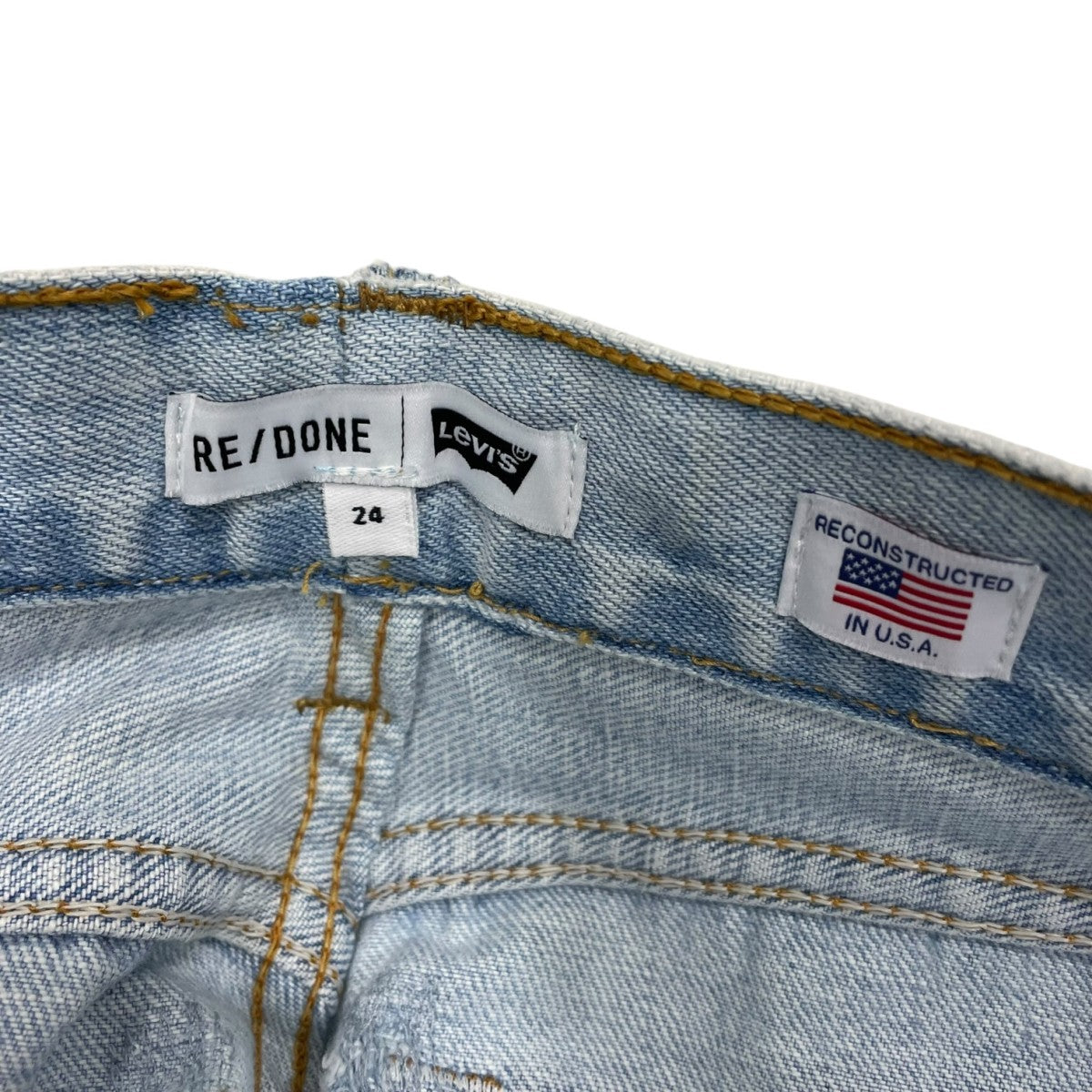 RE／DONE 25SSLEVIS RIDING JEANフレアデニムパンツ25030510000710 古着・中古-7枚目のアイテム画像