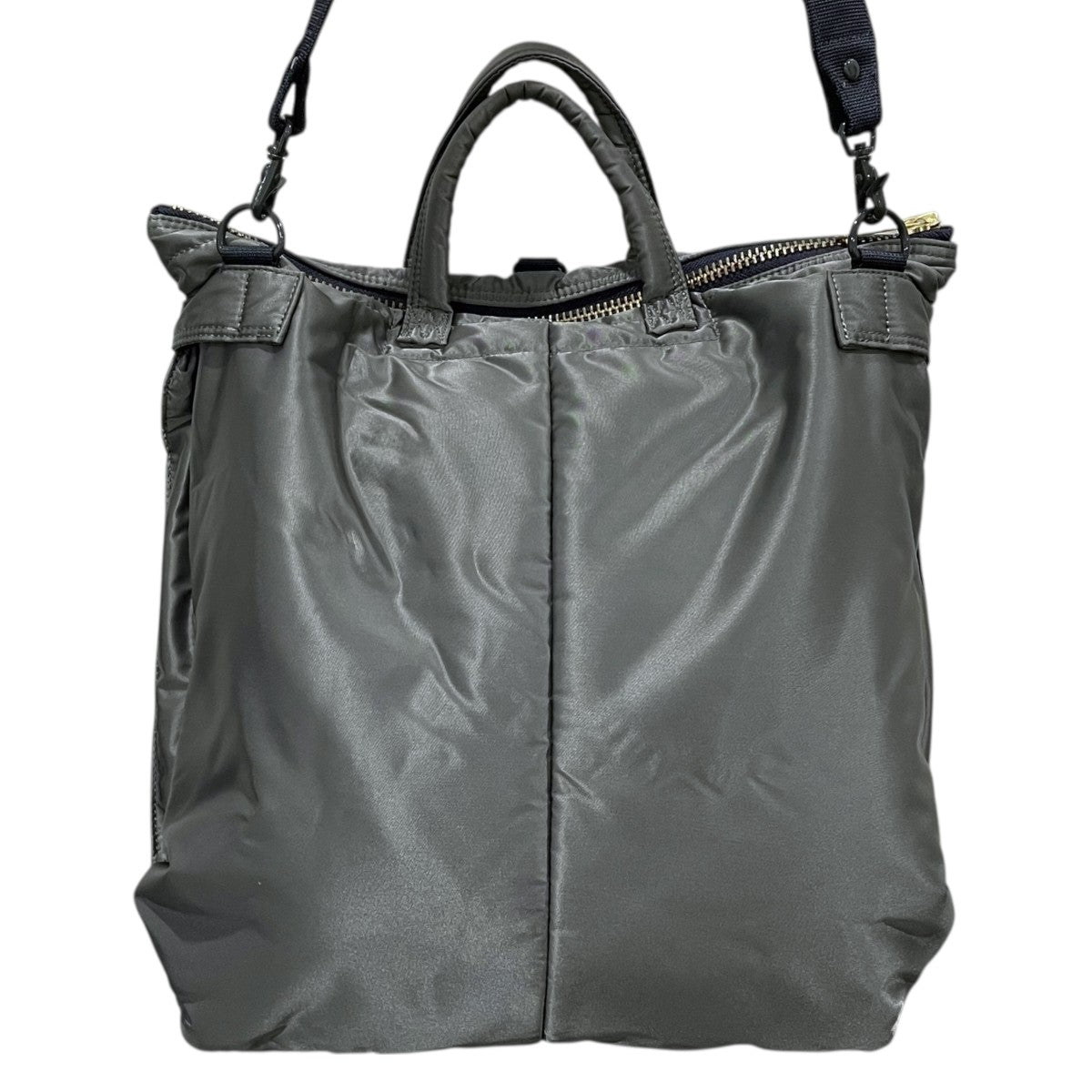PORTER PX TANKER 2WAYヘルメットバッグ／シルバーグレー PORTER(ポーター) 2WAYトートバッグ ショルダーバッグ PX TANKER 2WAY
