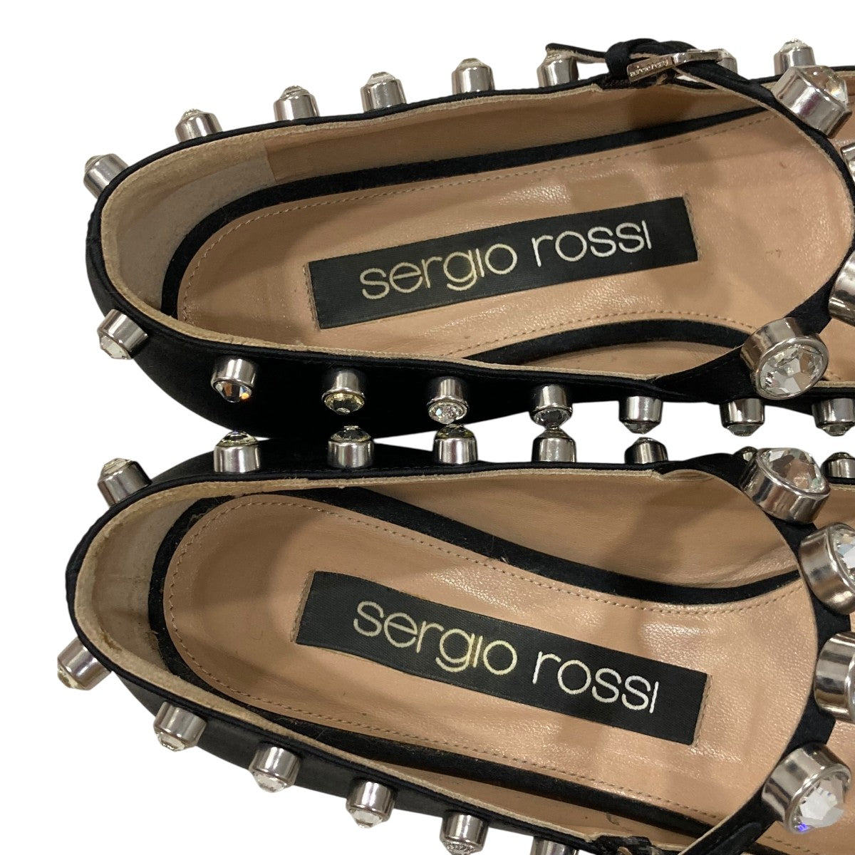 ☆セルジオロッシ☆ビジュー付パンプス sergio rossi(セルジオロッシ) ビジュー パンプスA81180 A81180