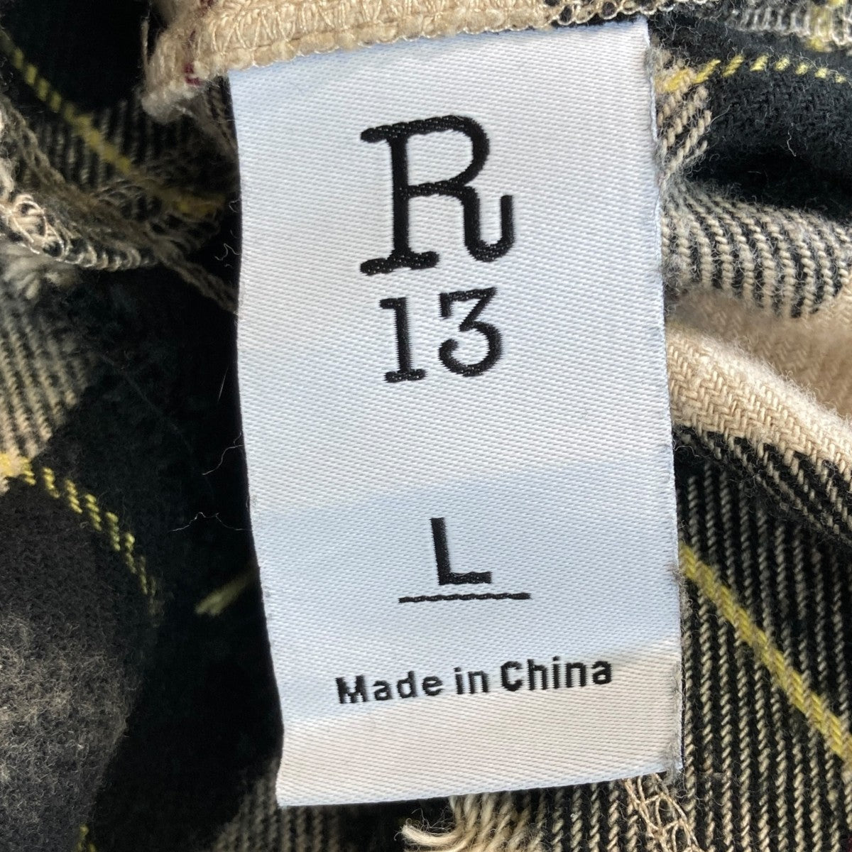 R13 チェックキャミソールワンピースR13WR011-R334B 古着・中古-6枚目のアイテム画像