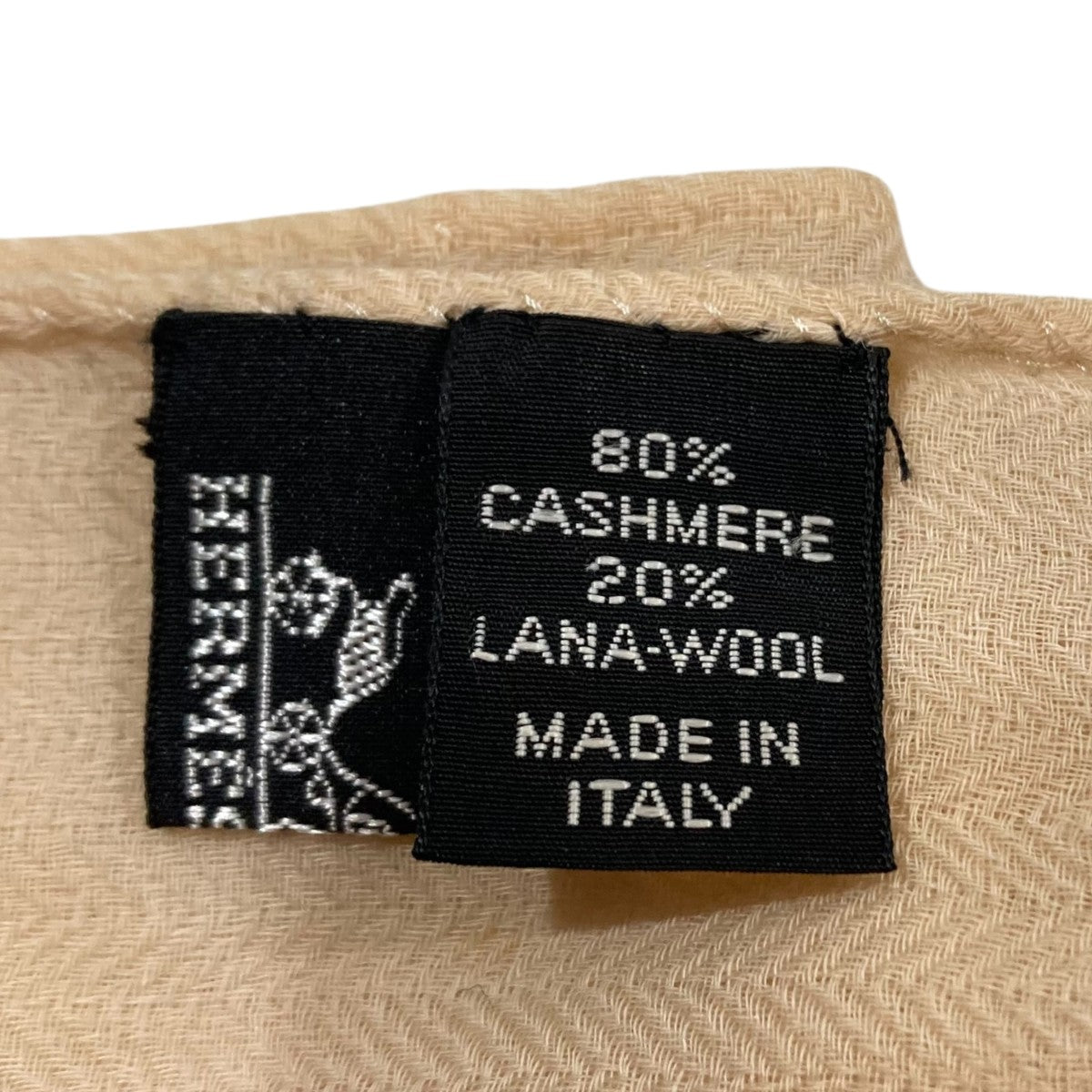 HERMES(エルメス) カシミアストール大判ストール ベージュ｜【公式