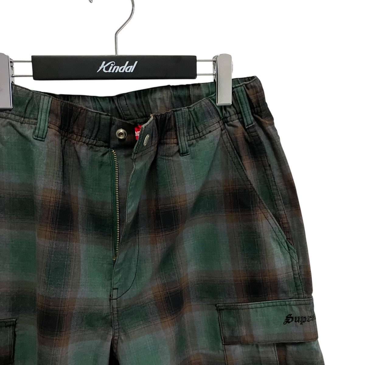 Shadow Plaid Cargo shortチェックハーフパンツ