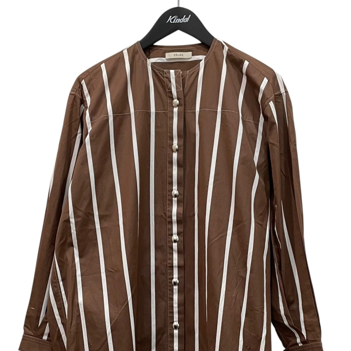 CELINE(セリーヌ) ストライプ柄フィービー期 ロングシャツ26Z92 26Z92