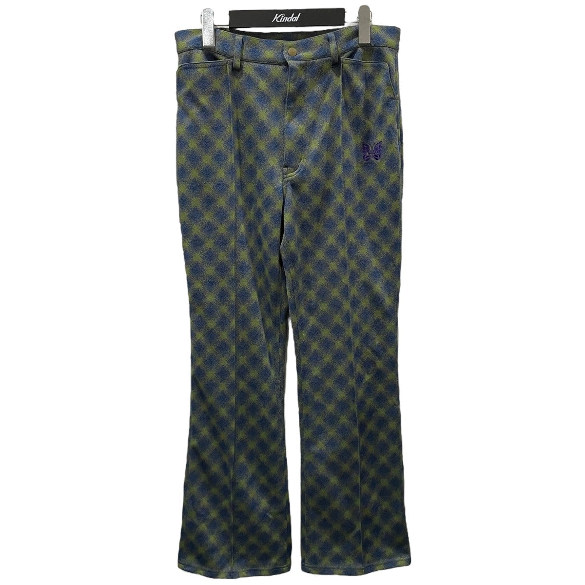 22AW バギースラックスパンツ Boot-Cut Jean - Poly Jq． ブーツカットジーン ポリジャガード LQ221
