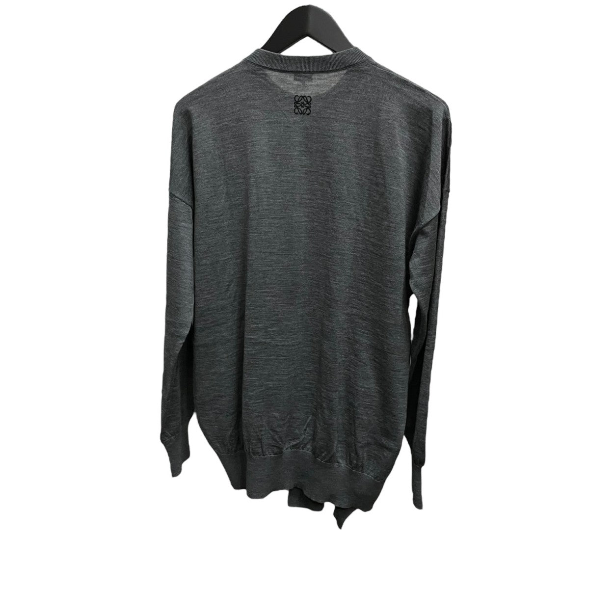 LOEWE(ロエベ) アナグラム刺繍アシンメトリーカーディガンH3109400CO