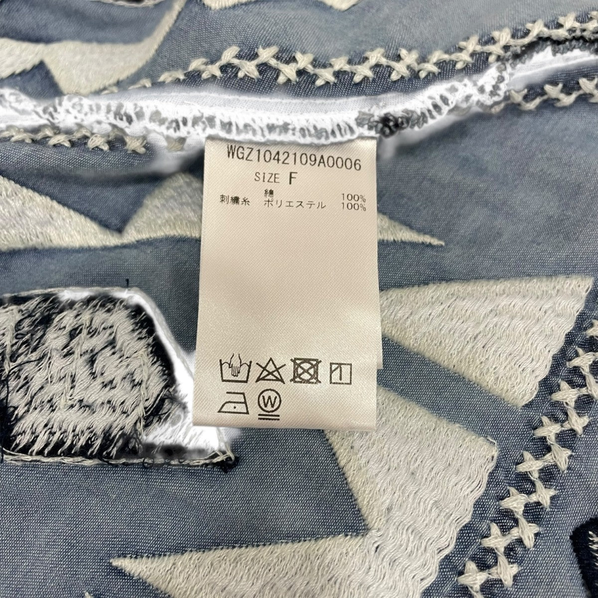 エンブロイダリーワンピースWGZ1042109A0006