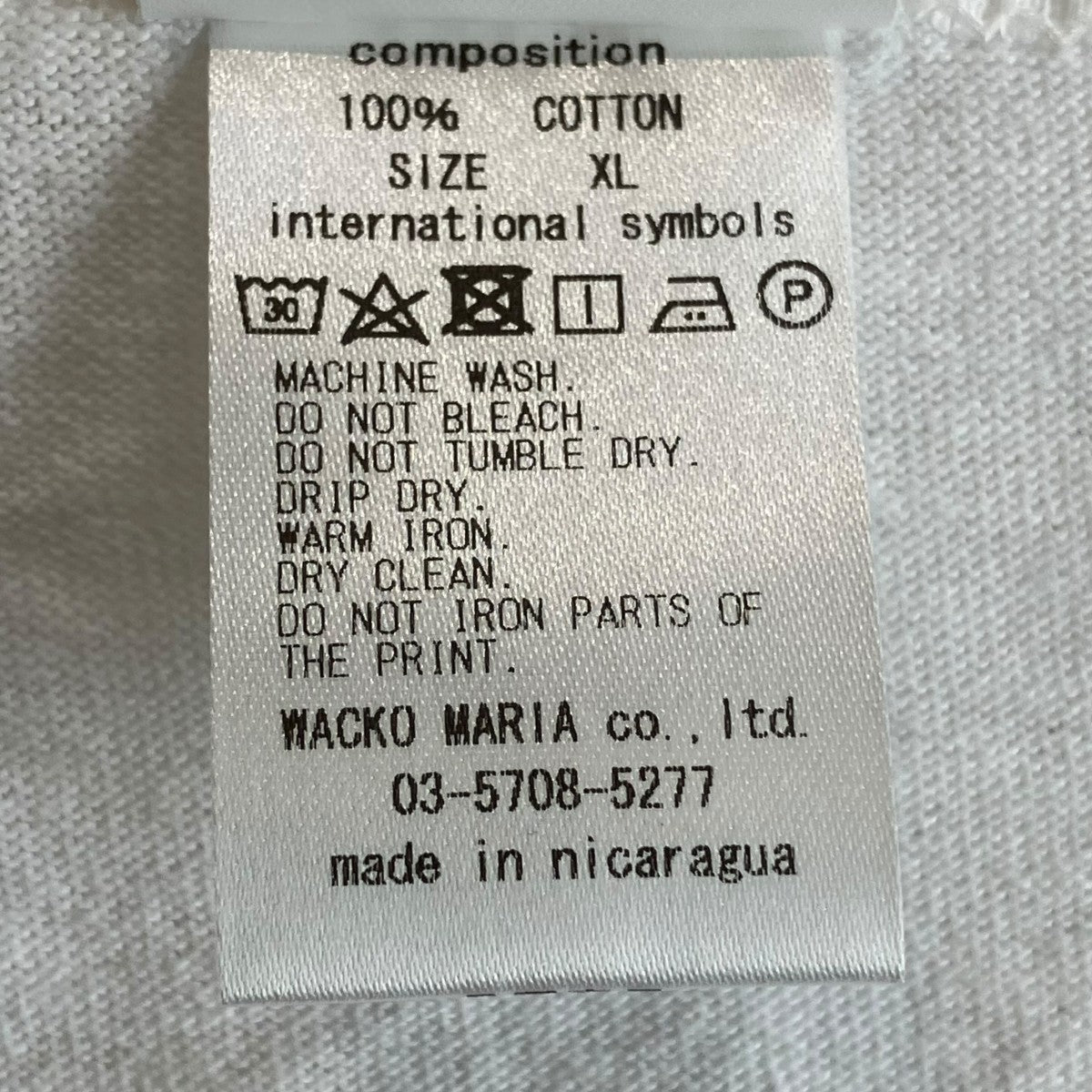WACKO MARIA JAWS CREW NECK T-SHIRT半袖カットソーJAWS-WM-TEE01 古着・中古-5枚目のアイテム画像