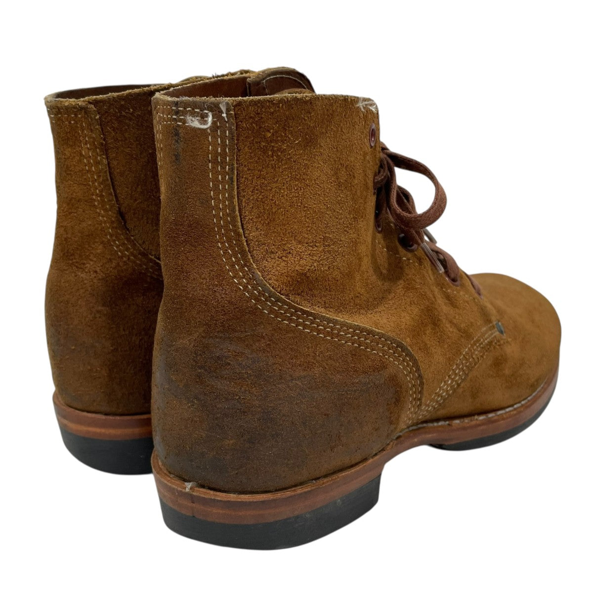 ダブルアールエル RRL ブーツ スエード 7D ブラウン ビンテージ RRL(ダブルアールエル) レースアップブーツ ブラウン サイズ 7｜【公式