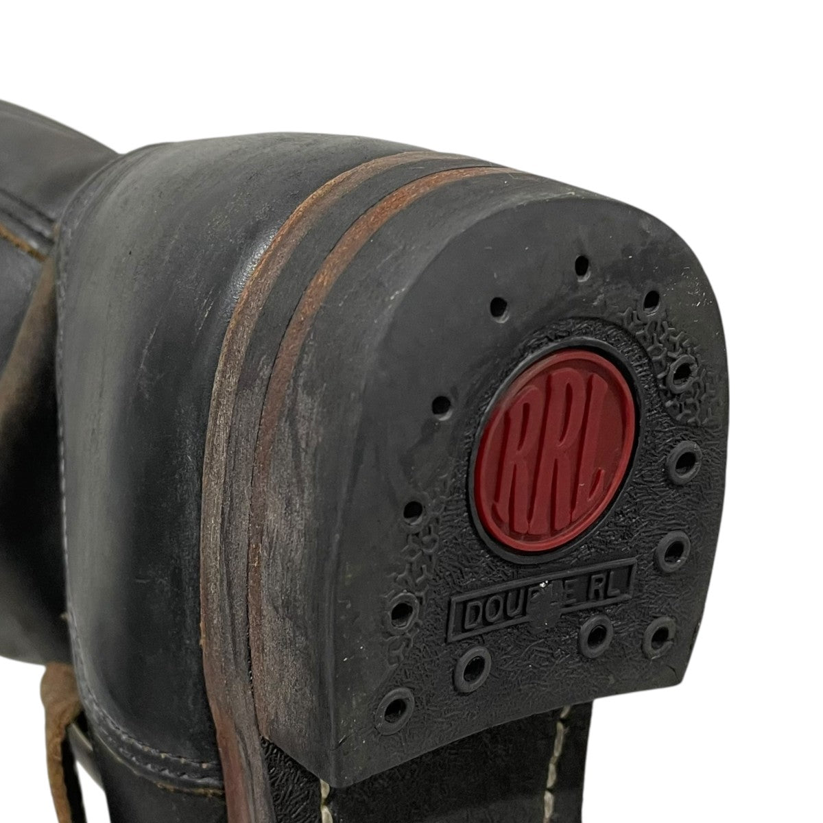DOUBLE RL & CO エンジニアブーツ ブラック ダブルアールエル) RRL アメリカ製 マードック レザー エンジニア