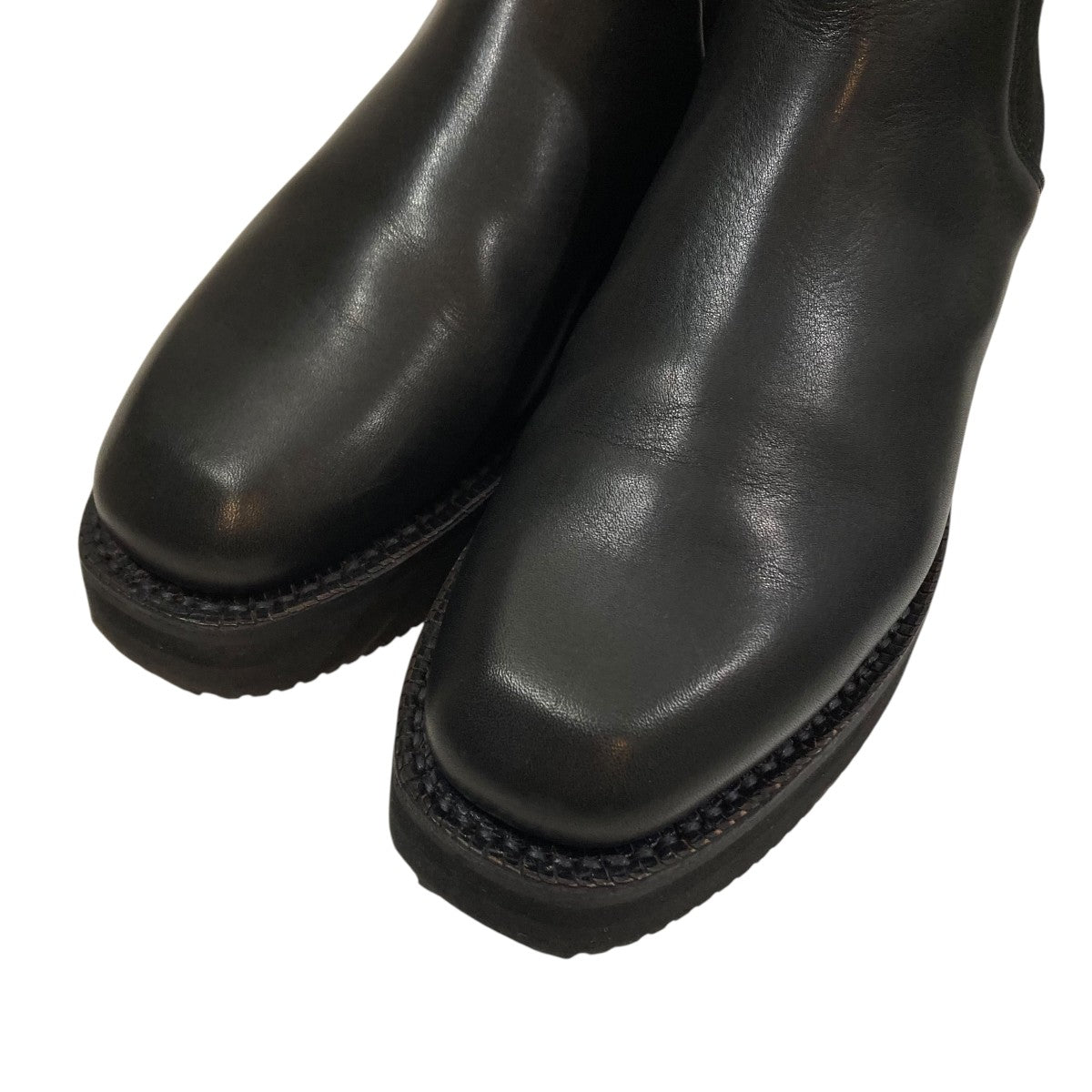AURALEE(オーラリー) LEATHER SQUARE BOOTSサイドゴアブーツA22AS01FT
