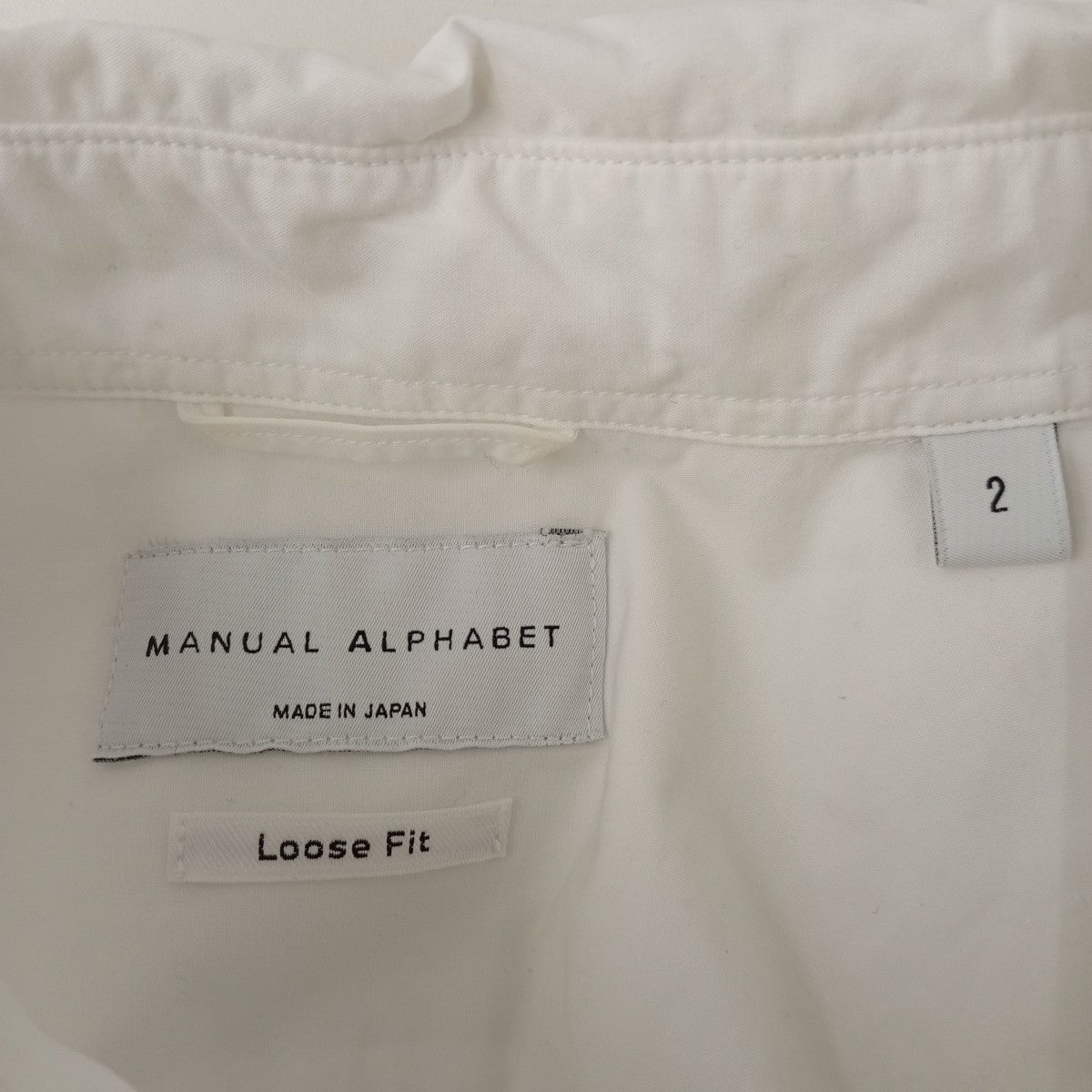MANUAL ALPHABET 半袖シャツMA-S-475 古着・中古-3枚目のアイテム画像