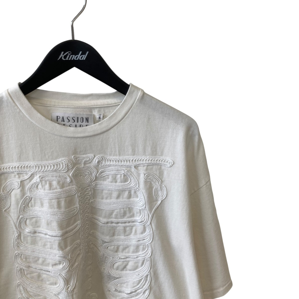 el conductorH 25SSCORD EMBROIDERED T-SHIRT ’BONESTシャツPD25SC03 古着・中古-3枚目のアイテム画像