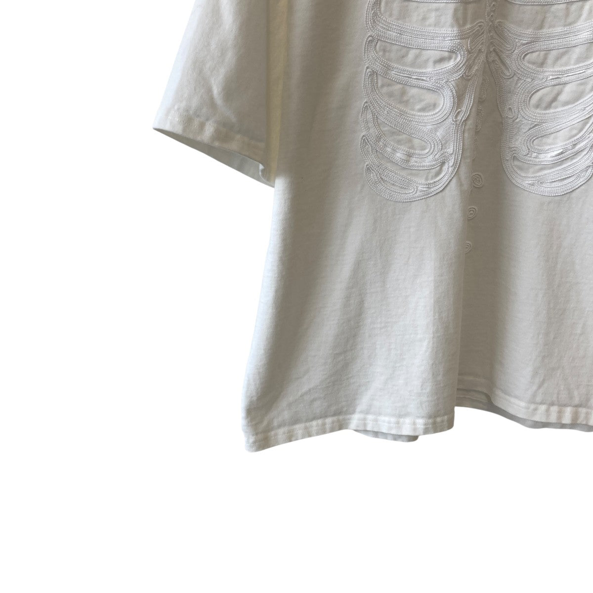 el conductorH 25SSCORD EMBROIDERED T-SHIRT ’BONESTシャツPD25SC03 古着・中古-4枚目のアイテム画像