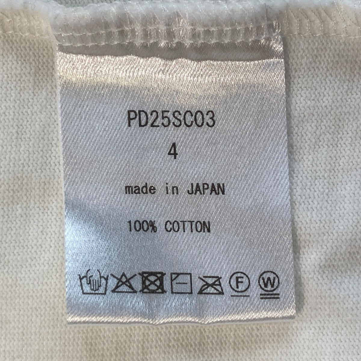 el conductorH 25SSCORD EMBROIDERED T-SHIRT ’BONESTシャツPD25SC03 古着・中古-6枚目のアイテム画像