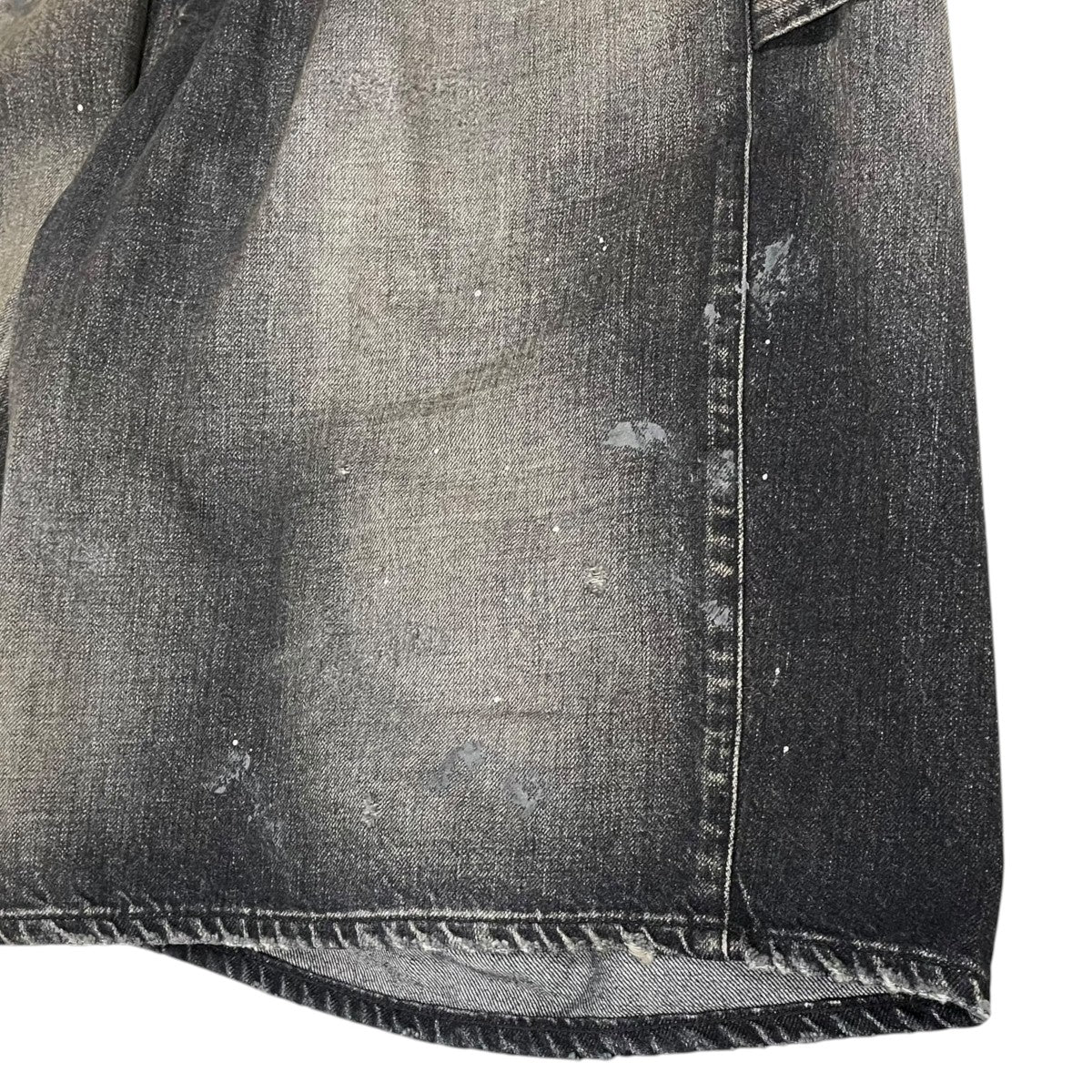 25SS 加工デニムハーフパンツ BOXY DENIM PAINTER SHORTS EX ボクシーデニムペインターショーツ エクスクルーシブ ANC-1LDK-04