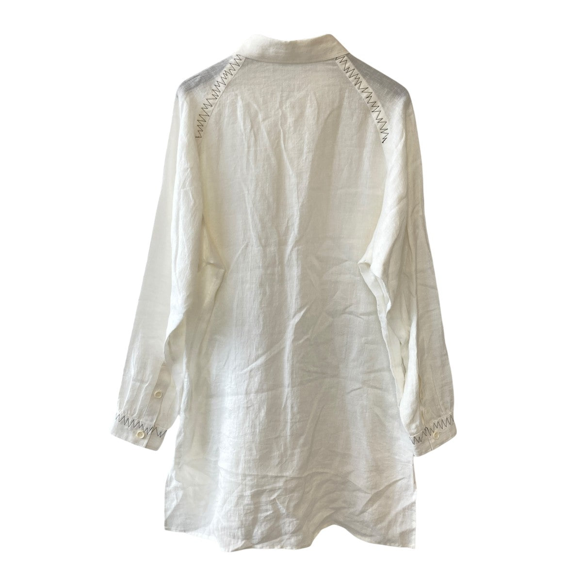 Yohji Yamamoto pour homme リネンシャツHS-B47-306 古着・中古-2枚目のアイテム画像