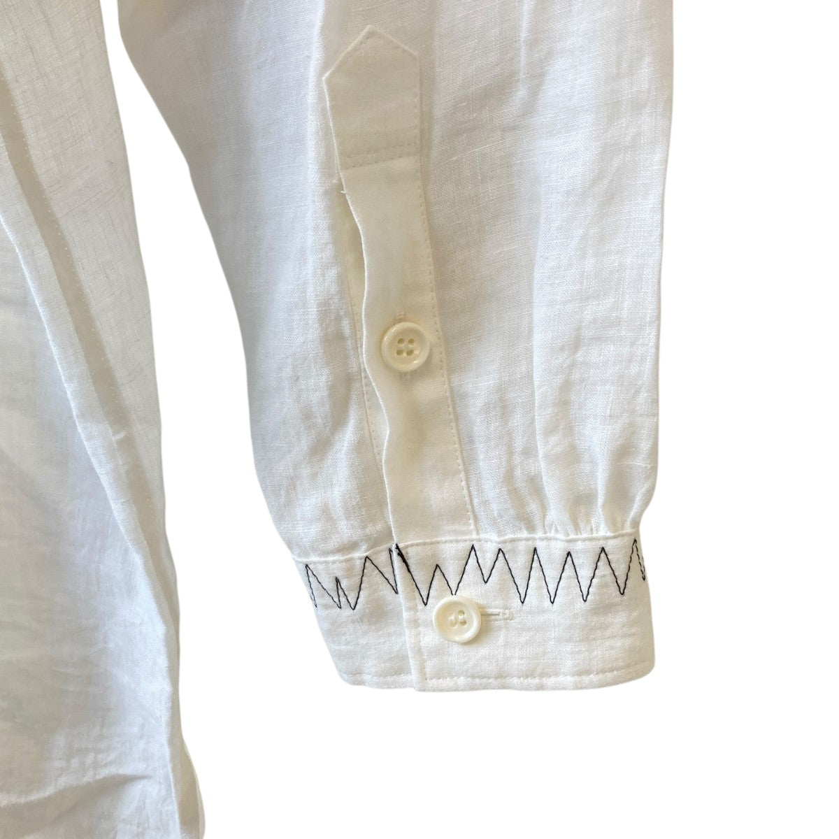 Yohji Yamamoto pour homme リネンシャツHS-B47-306 古着・中古-4枚目のアイテム画像