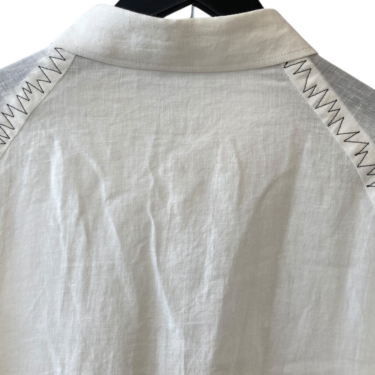 Yohji Yamamoto pour homme リネンシャツHS-B47-306 古着・中古-5枚目のアイテム画像