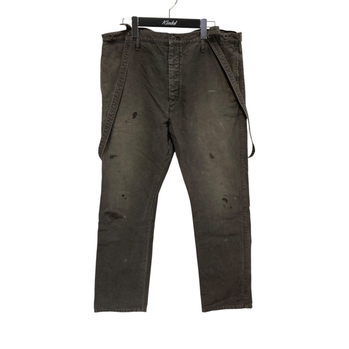 パンツ visvim 21AW TRAVAILLER BRACES PANTS DMGD VISVIM(ビズビム) TRAVAILLER BRACES PANTS DMGDサスペンダー付パンツ