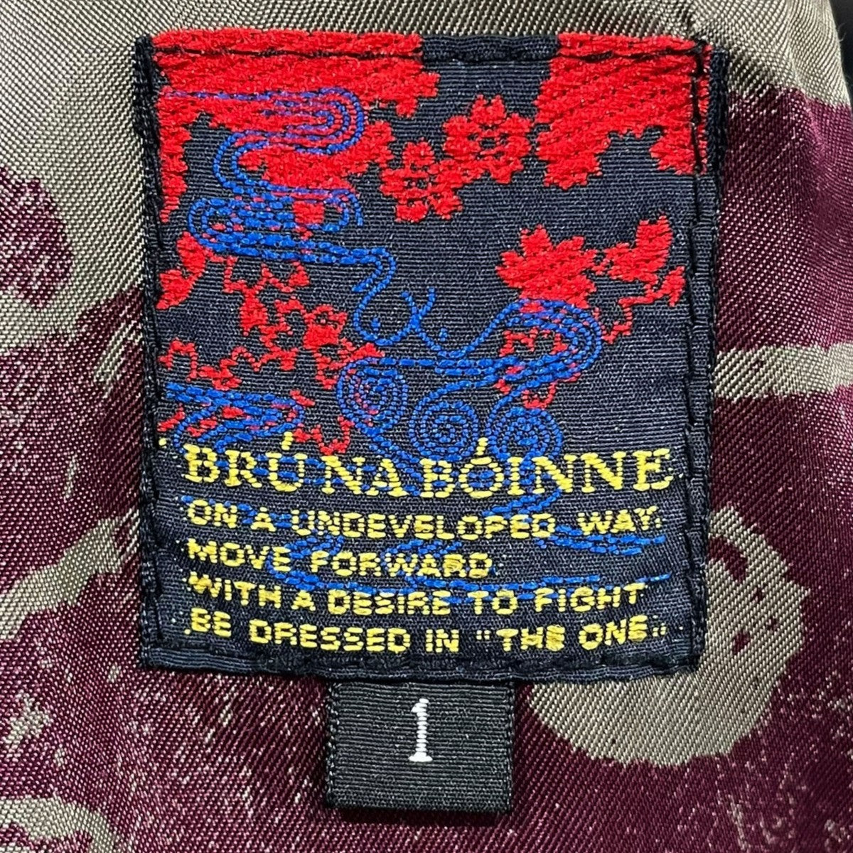BRU NA BOINNE(ブルーナボイン) ホースレザージャケット アラン