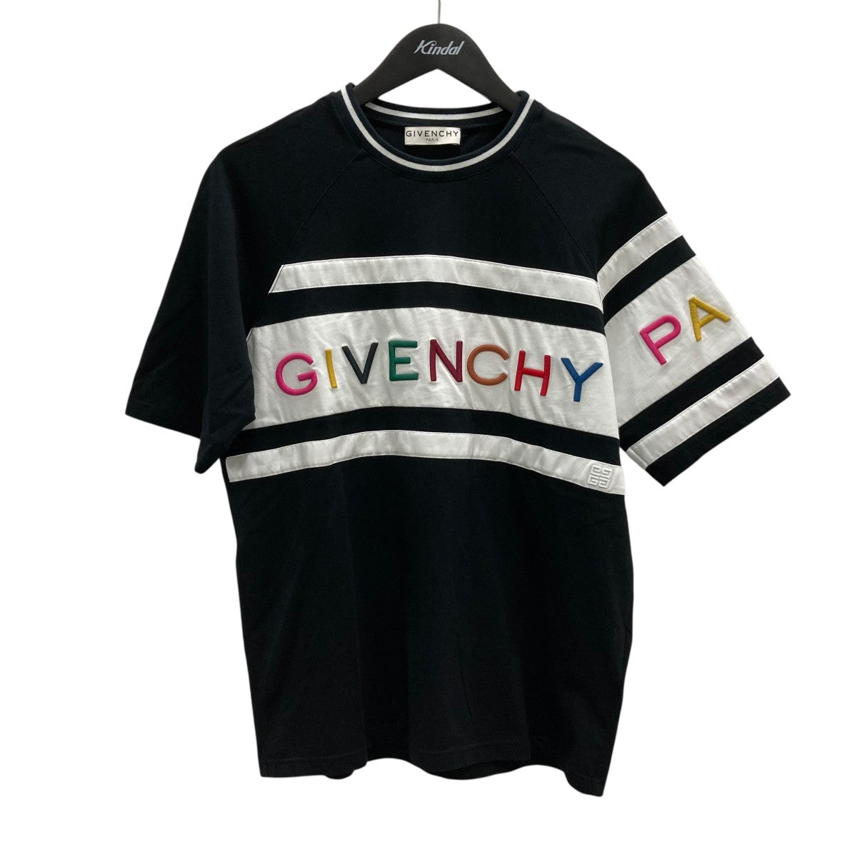 GIVENCHY Embroidered Logo Tee半袖カットソーBW706V3Z1X 古着・中古-1枚目のアイテム画像