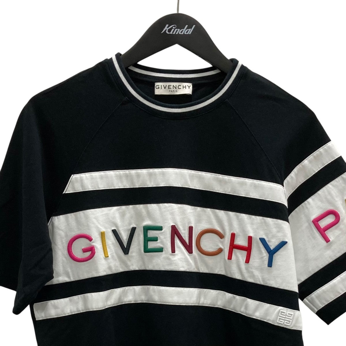 GIVENCHY Embroidered Logo Tee半袖カットソーBW706V3Z1X 古着・中古-2枚目のアイテム画像
