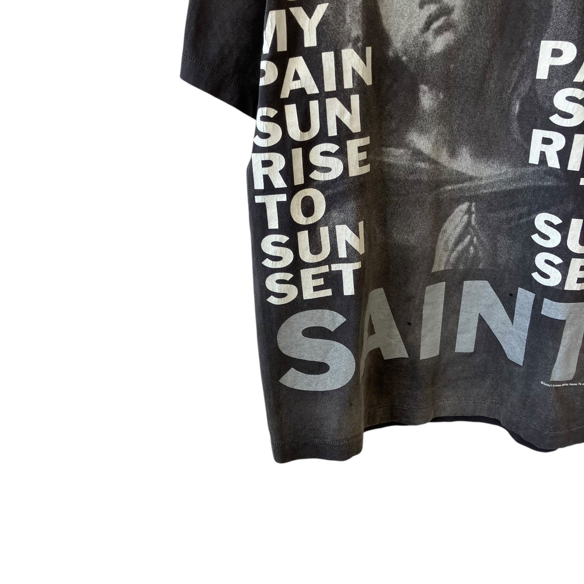 SAINT MICHAEL PTP SS TEE STAY REALTシャツSM-YS8-0000-C49 古着・中古-4枚目のアイテム画像