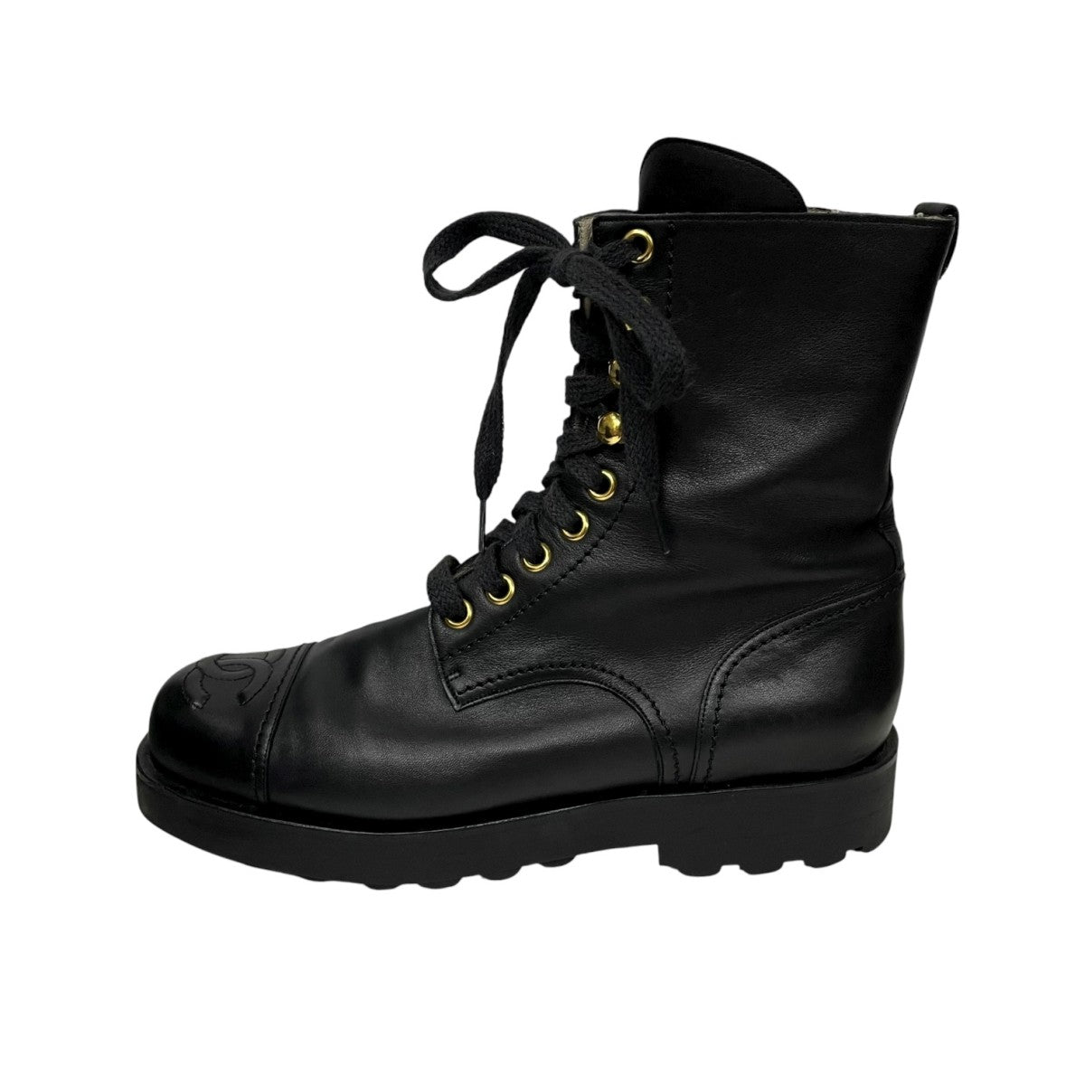 CHANEL(シャネル) ココマーク レースアップブーツ735 1365 735