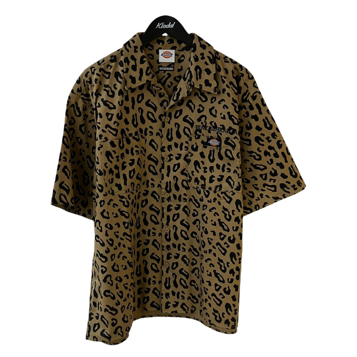 WACKO MARIA 25SSDICKIES LEOPARD WORK SHIRT（TYPE-2）半袖シャツ25SS-WMS-DC02 古着・中古-1枚目のアイテム画像