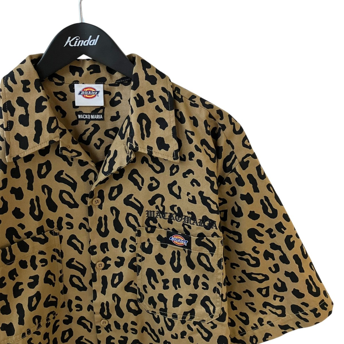 WACKO MARIA 25SSDICKIES LEOPARD WORK SHIRT（TYPE-2）半袖シャツ25SS-WMS-DC02 古着・中古-3枚目のアイテム画像
