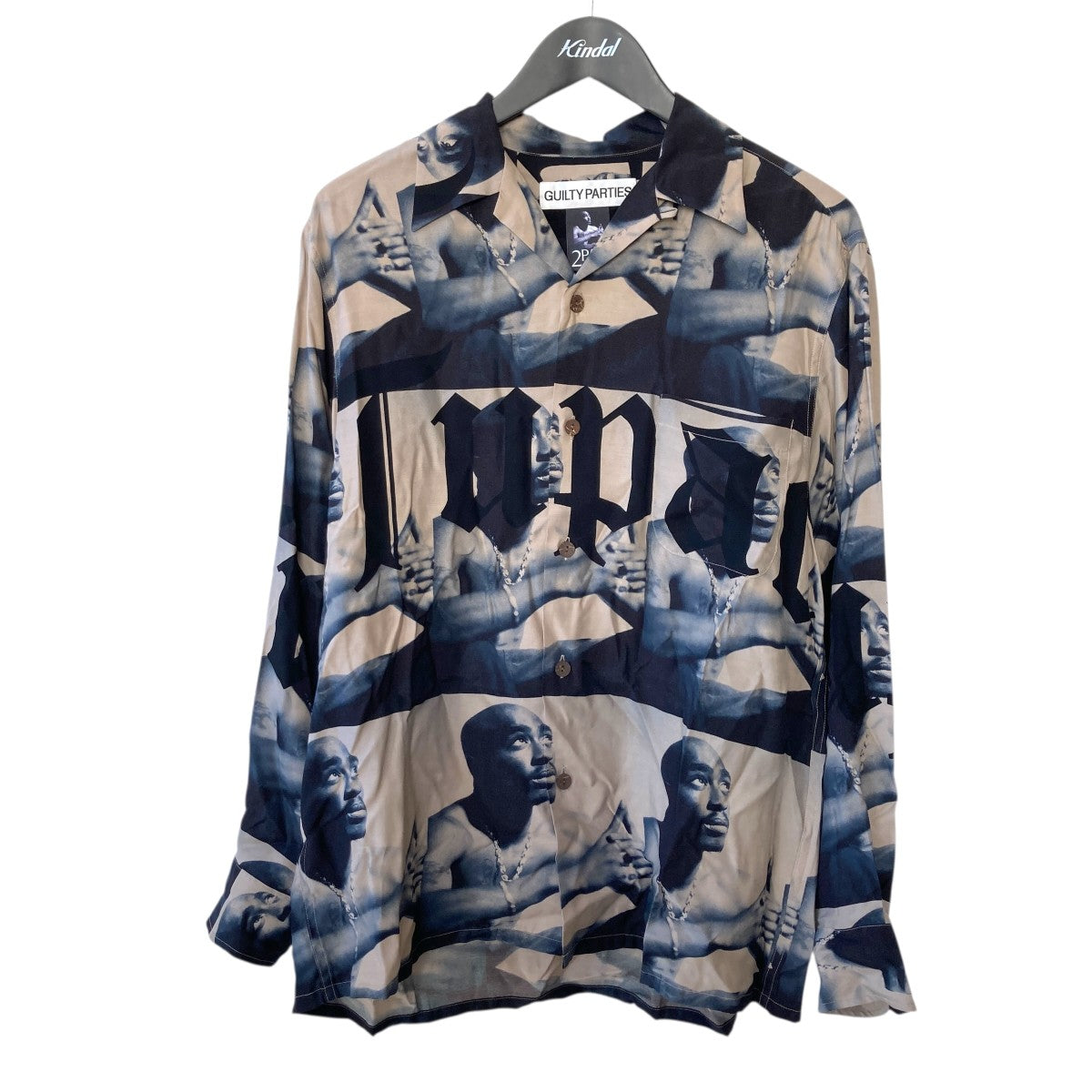 WACKO MARIA 2PAC総柄長袖シャツ 古着・中古-1枚目のアイテム画像