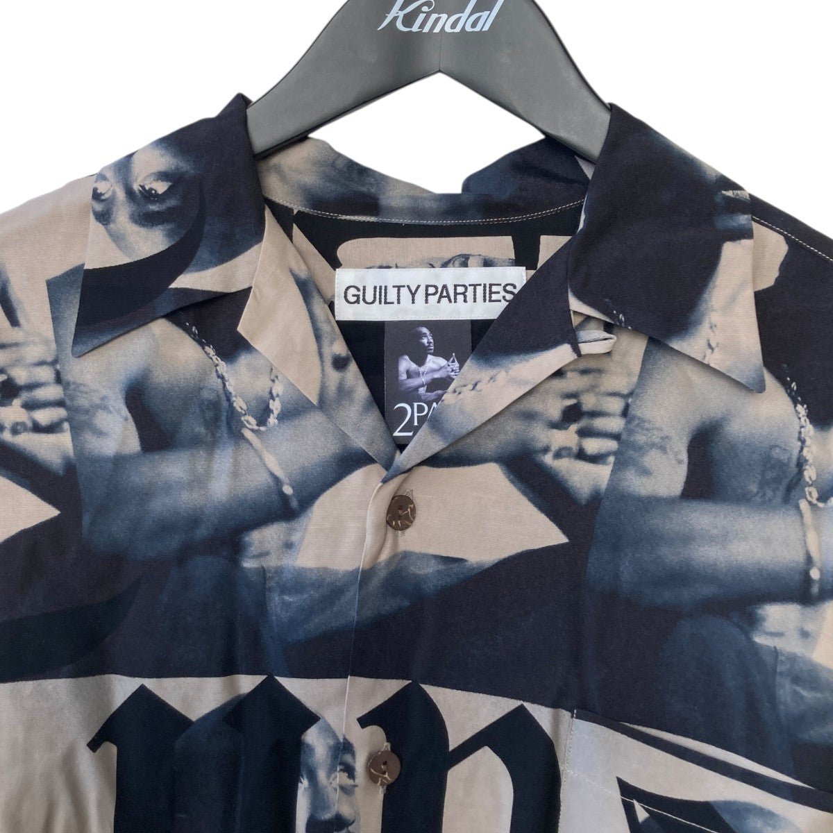 WACKO MARIA 2PAC総柄長袖シャツ 古着・中古-3枚目のアイテム画像